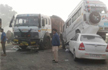Punjab trucker on wrong side of road caused this collision, ran away
